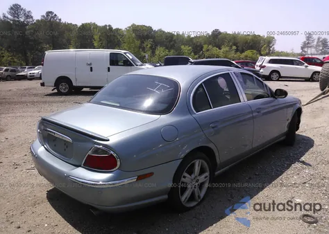 2003 Jaguar S-Type из США, поврежденный, VIN SAJEA01T13FM89362
